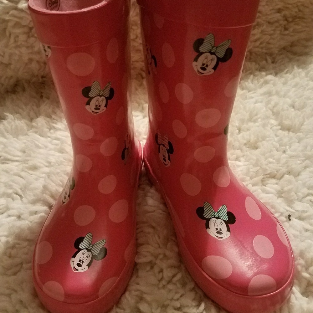Disney Minnie Mouse rubber rain boots